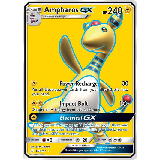 Ampharos GX (Full Art) 163/181 (TU)