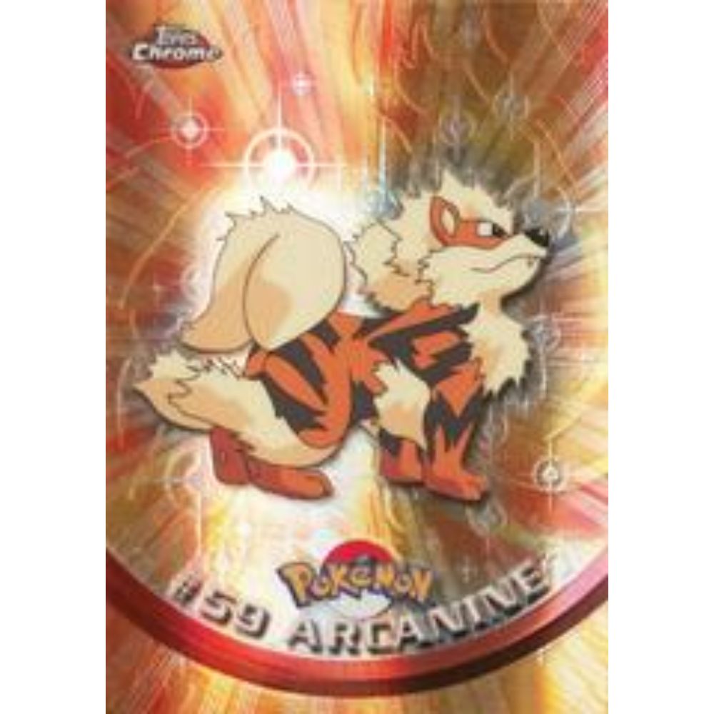 Arcanine #59 (Spectra) Pokemon 2000 Topps Chrome