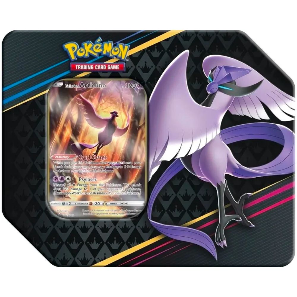 [LOCAL PICKUP ONLY!] Crown Zenith Tin (Zapdos, Moltres, or Articuno)