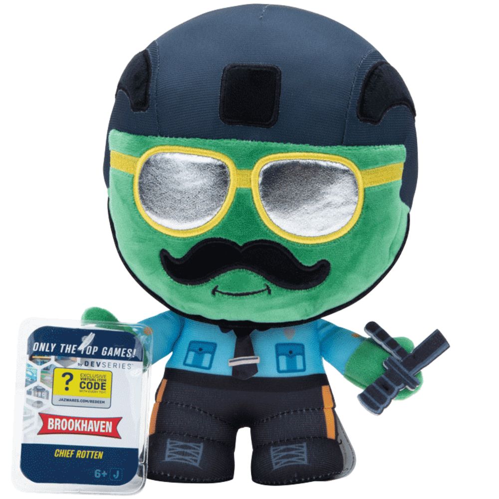 Roblox Dev Series Brookhaven: Chief Rotten 8" Collector Plush