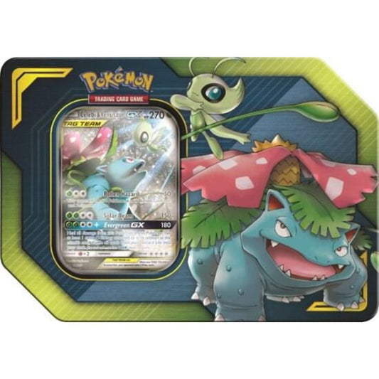 [LOCAL PICKUP ONLY!] TAG TEAM Tin [Celebi & Venusaur GX]
