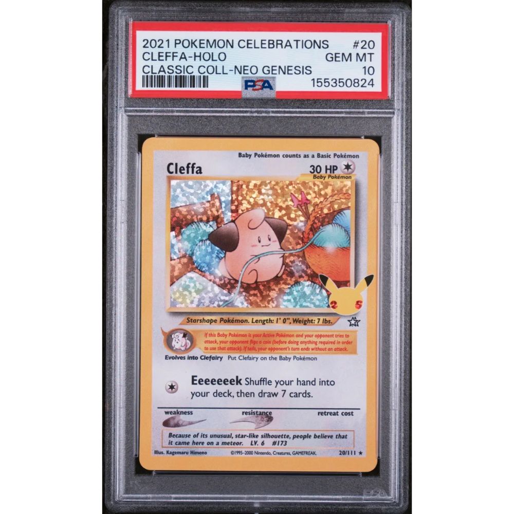 CELEBRATIONS CLASSIC COLLECTION- Cleffa #20 PSA 10