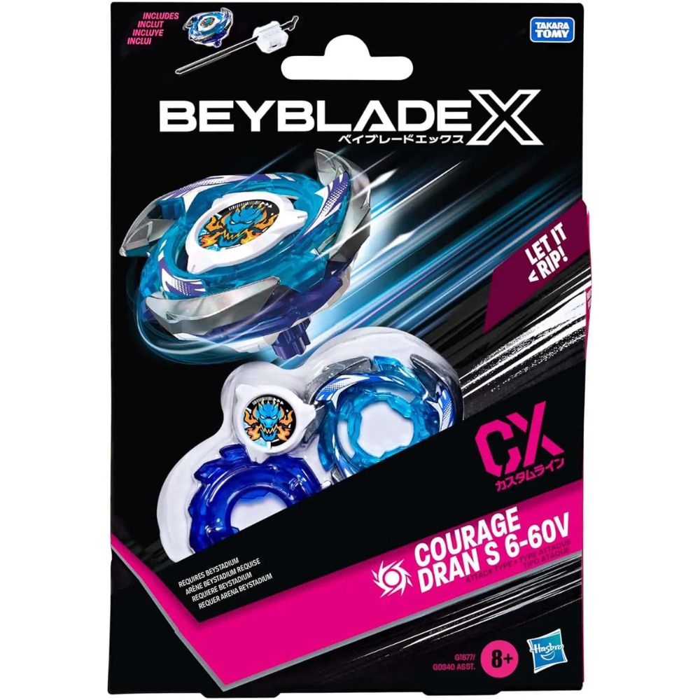 HASBRO Beyblade X Courage Dran S 6-60V CX Starter Pack Set