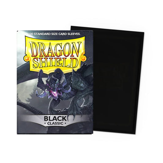 Dragon Shield Sleeves: Standard- Classic Black (100 ct.)