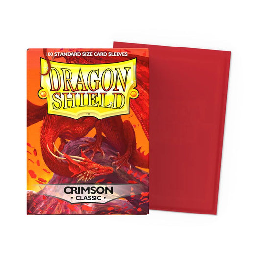 Dragon Shield Sleeves: Standard- Classic Crimson (100 ct.)