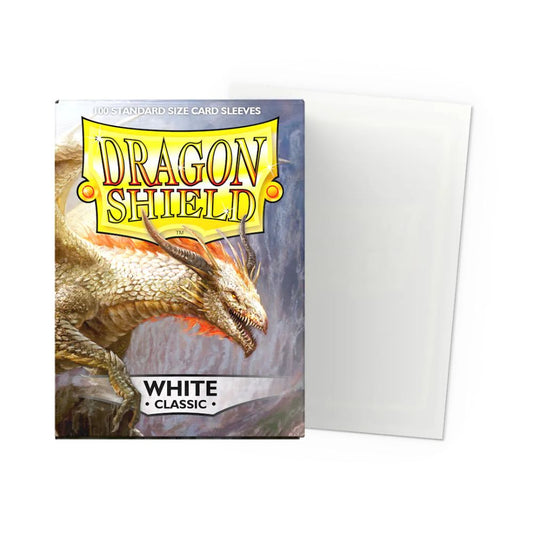 Dragon Shield Sleeves: Standard- Classic White (100 ct.)