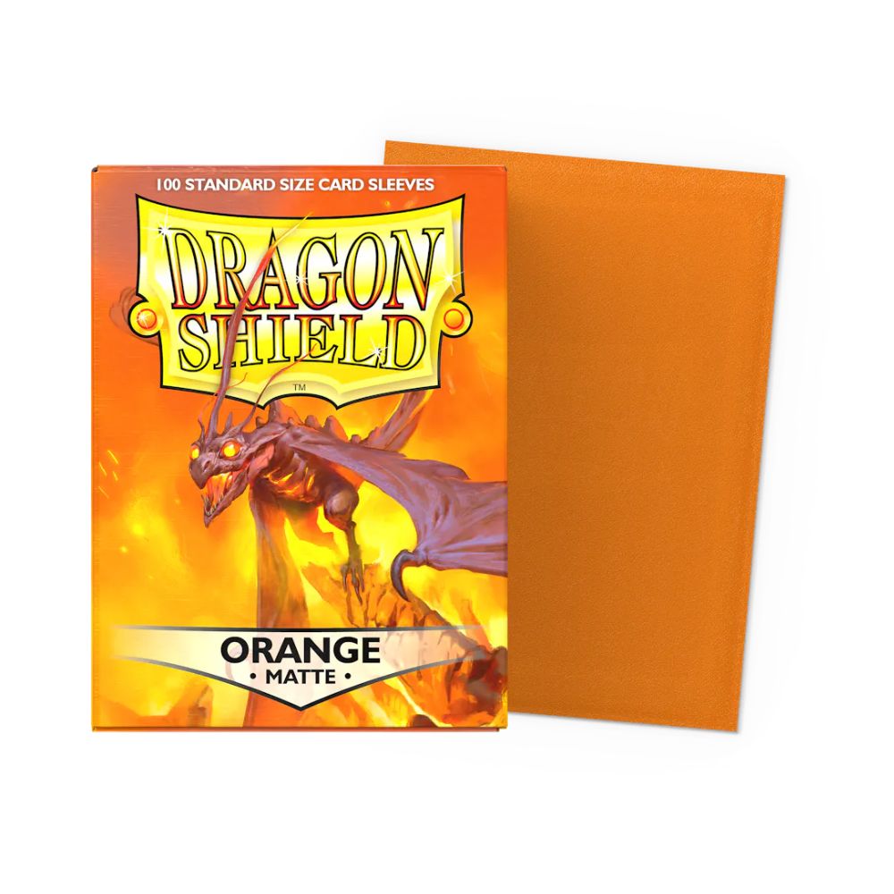 Dragon Shield Sleeves: Standard- Matte Orange (100 ct.)