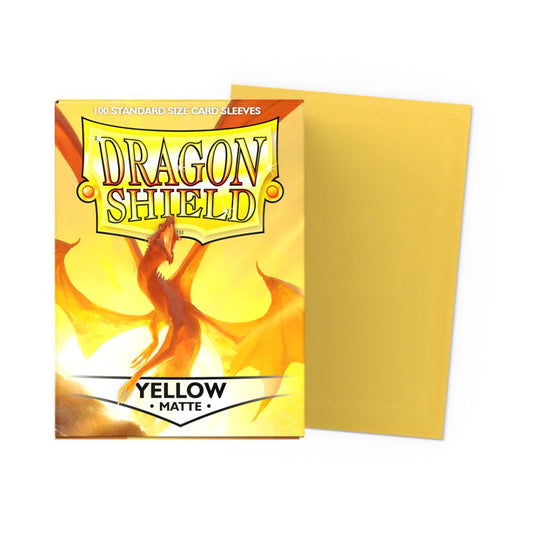 Dragon Shield Sleeves: Standard- Matte Yellow (100 ct.)