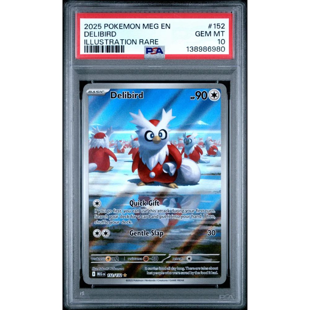 MEGA EVOLUTION - Delibird #152 PSA 10