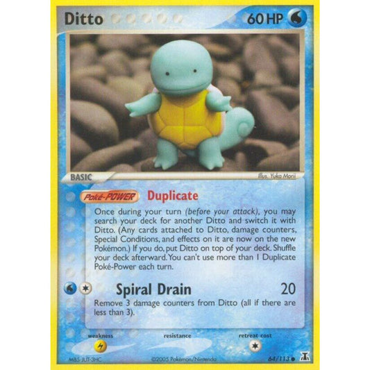 Ditto 64/113 (Squirtle) (DS)