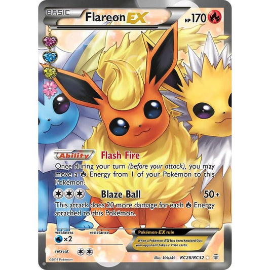Flareon EX (Full Art)  RC28/RC32 (GEN)