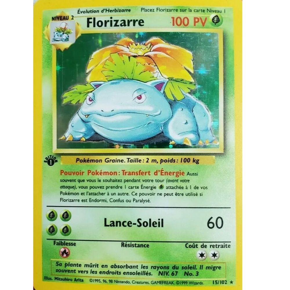 Venusaur (FRENCH) 15/102 (Base Set) LOCAL PICKUP ONLY!