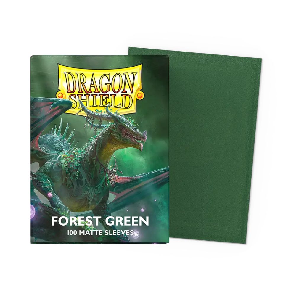 Dragon Shield Sleeves: Standard - Forest Green 100CT