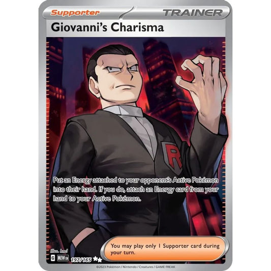 Giovanni's Charisma 197/165 (151)