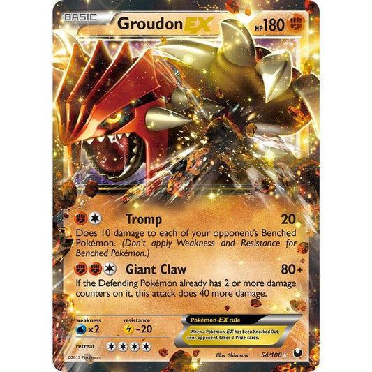 Groudon EX 54/108 (DEX)