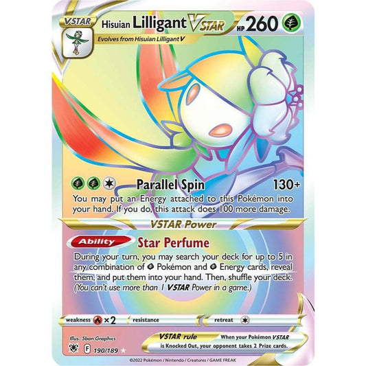 Hisuian Lilligant VSTAR 190/189 (SWSH10)