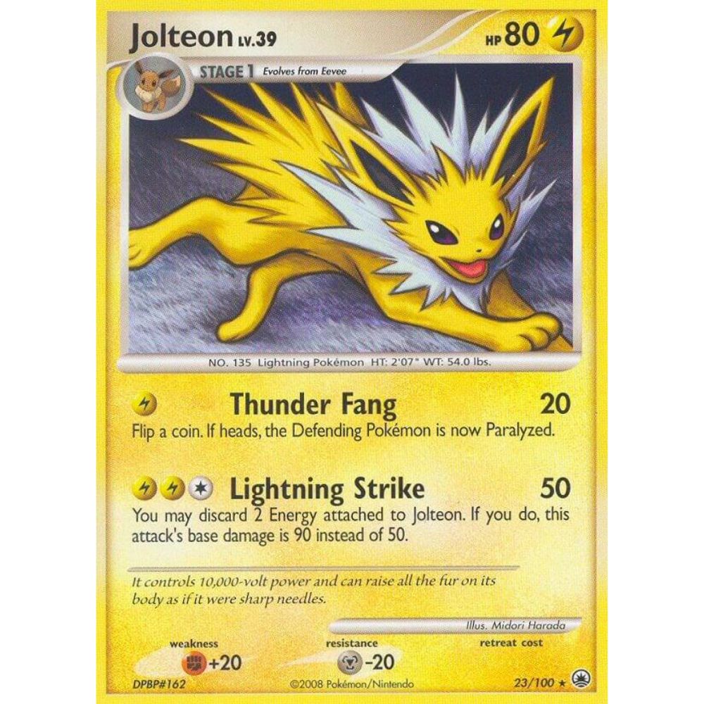 Jolteon 23/100 (MD) Reverse Holofoil