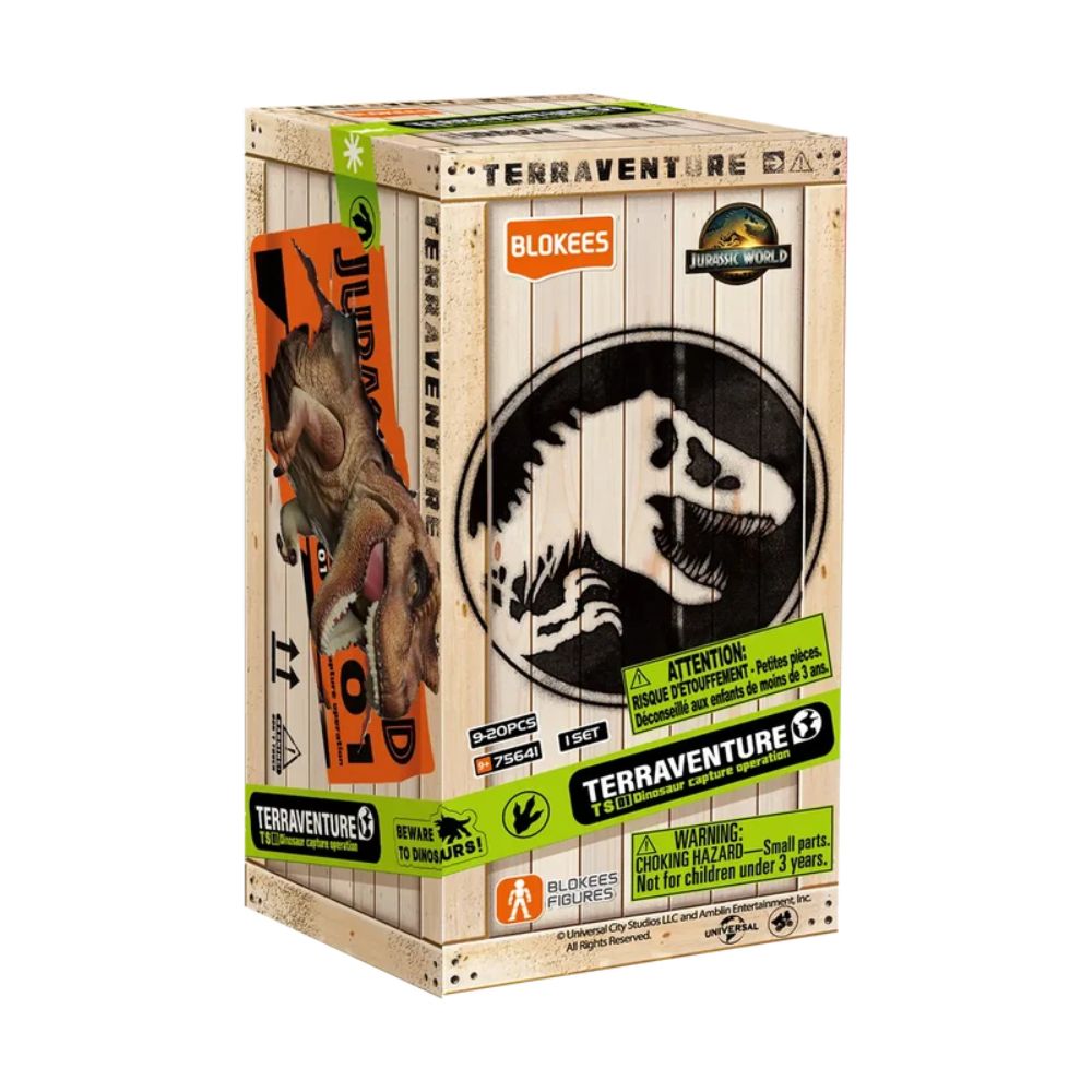 Jurassic World Terraventure TS 01 Dinosaur Capture Operation | Blokees
