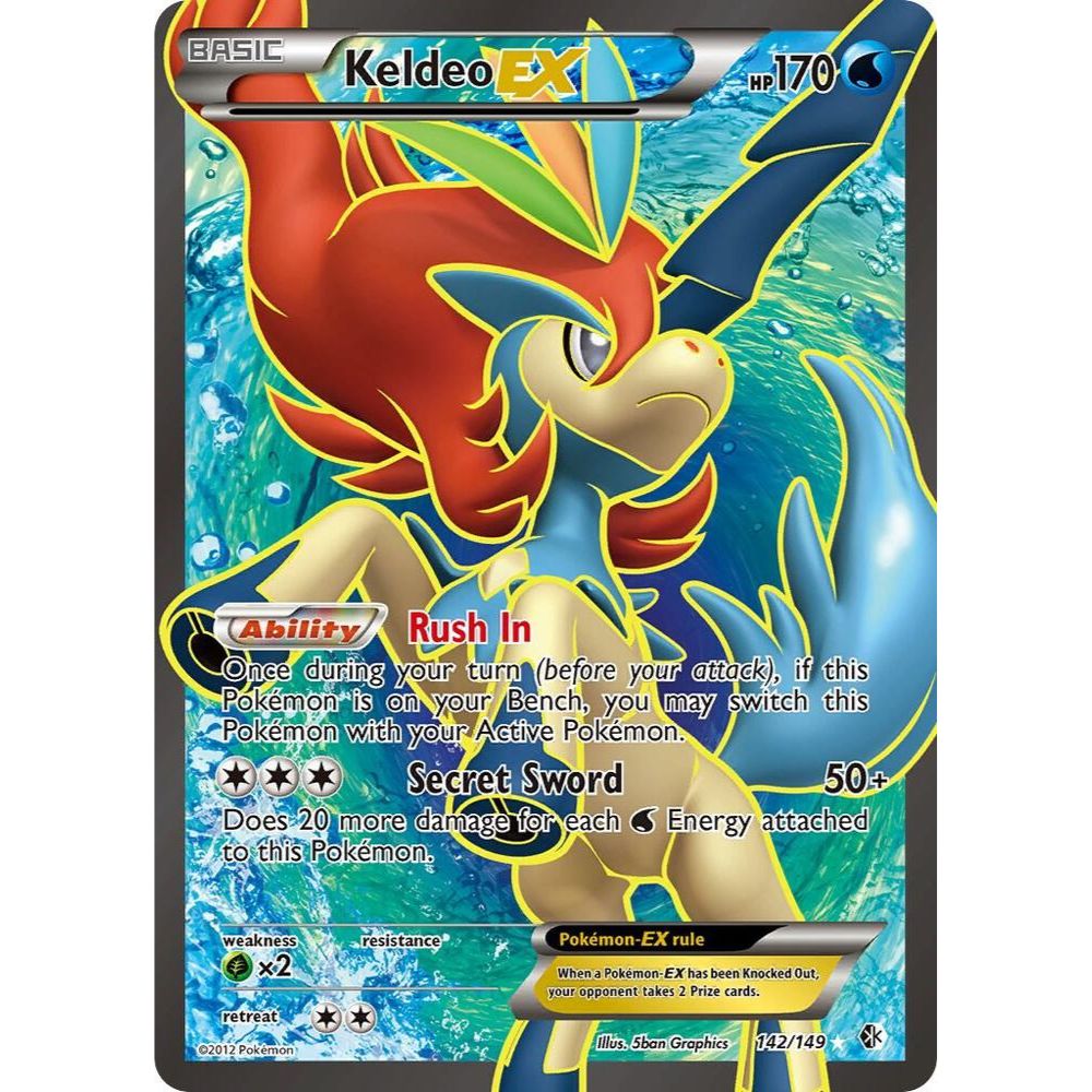 Keldeo EX 142/149 (BCR)