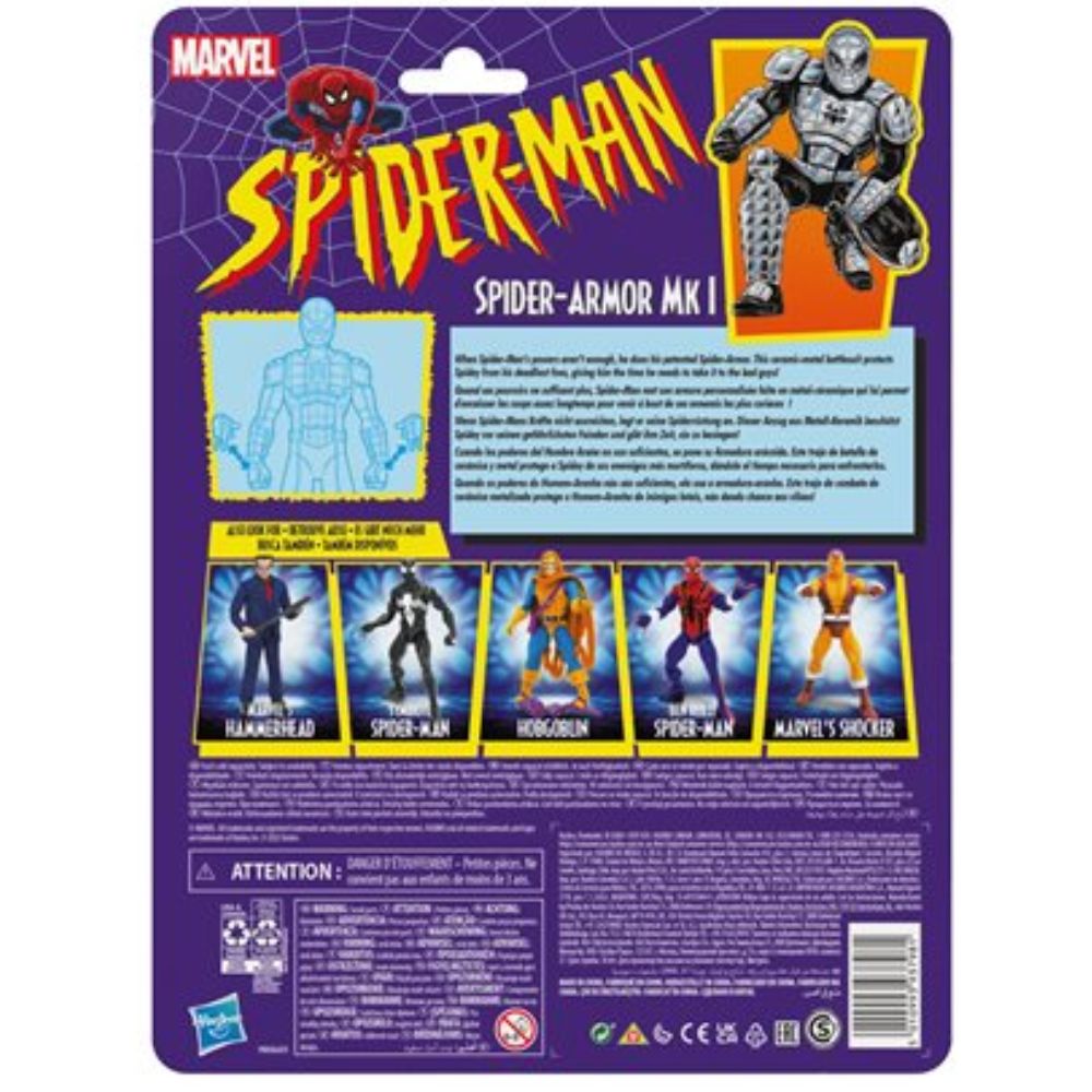 Marvel Legends Spider Man: Retro Collection Spider-Armor Mk I
