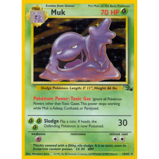 Muk 13/62 Holo Rare Unlimited (FO)