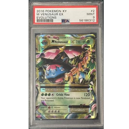 EVOLUTIONS- M Venusaur EX #2 PSA 9