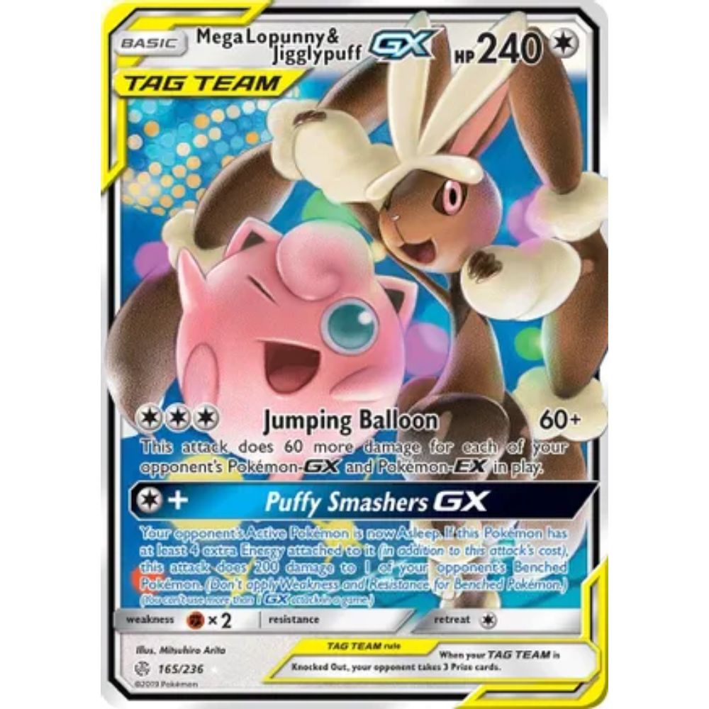 Mega Lopunny & Jigglypuff GX 165/236 (CE)