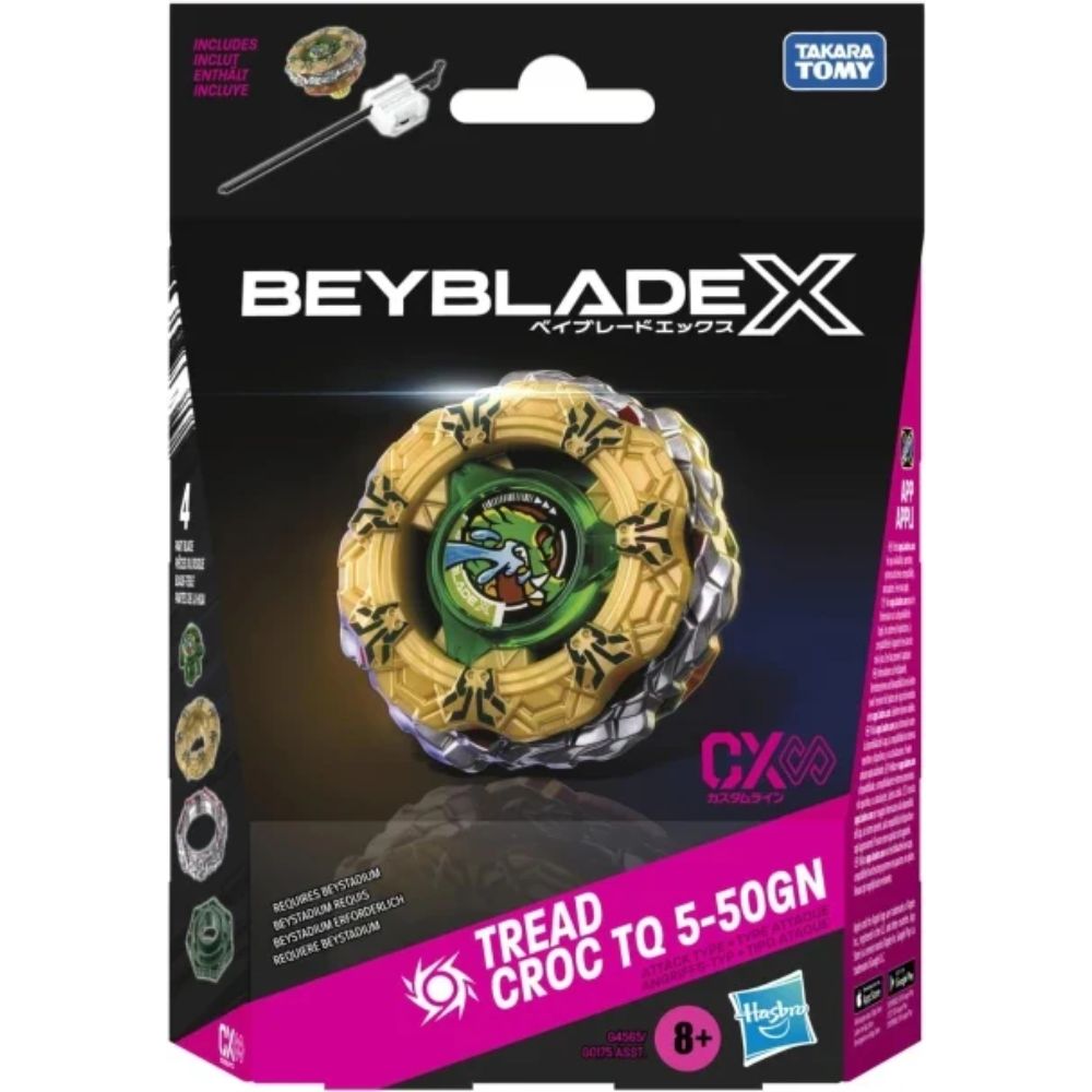 HASBRO Beyblade X Starter Tread Croco TQ5-50GN