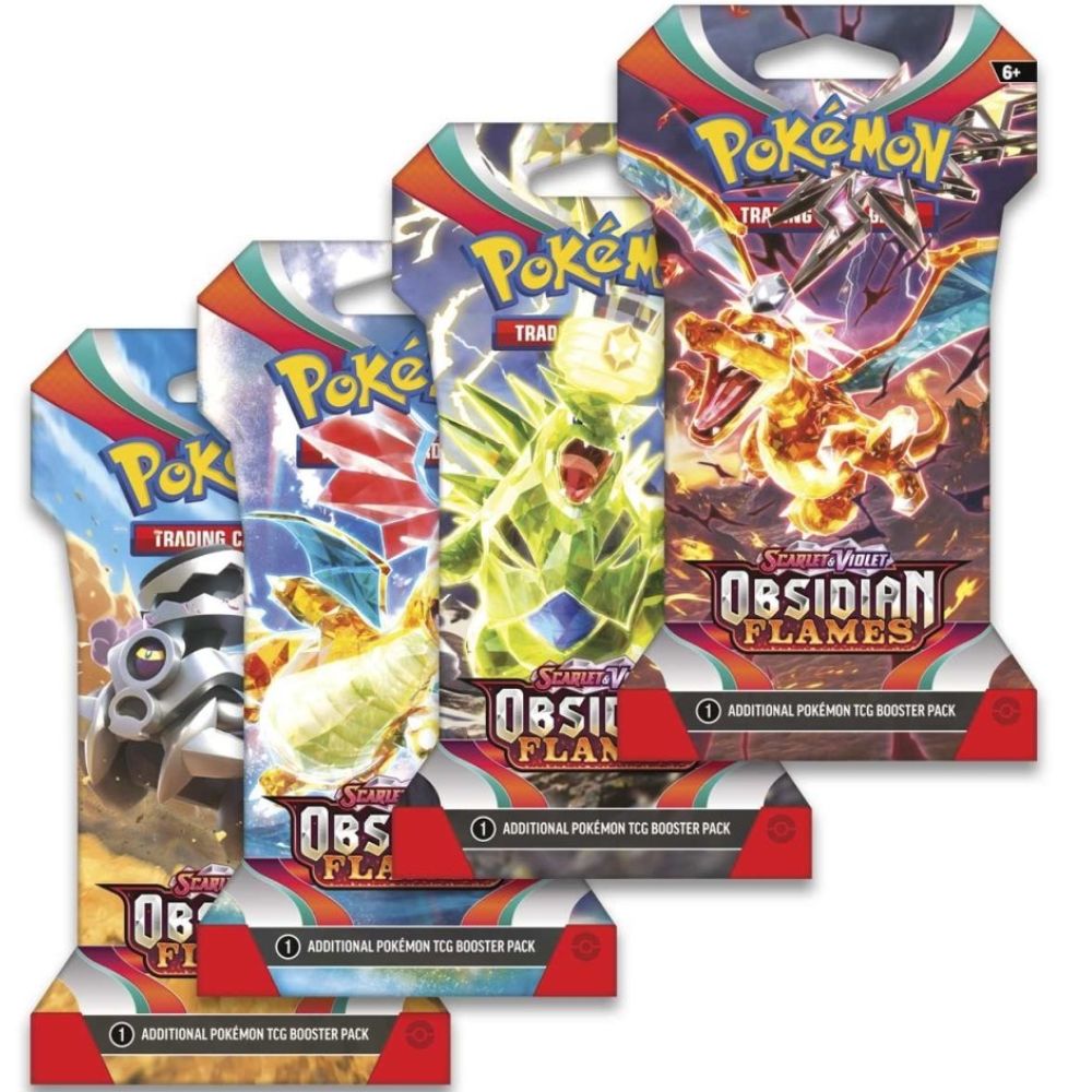 Pokémon TCG: Scarlet & Violet-Obsidian Flames Sleeved Booster Pack (10 Cards)