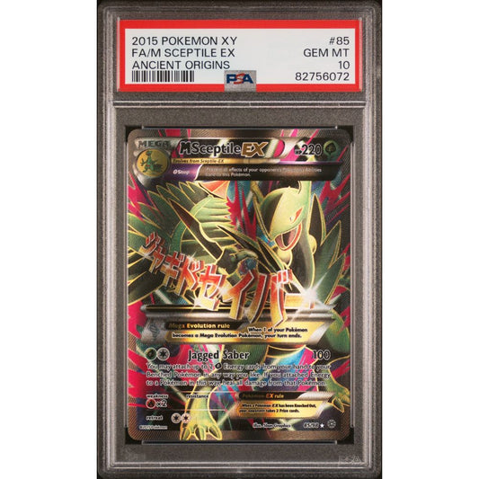ANCIENT ORIGINS - M Sceptile EX (Full Art) #85 PSA 10