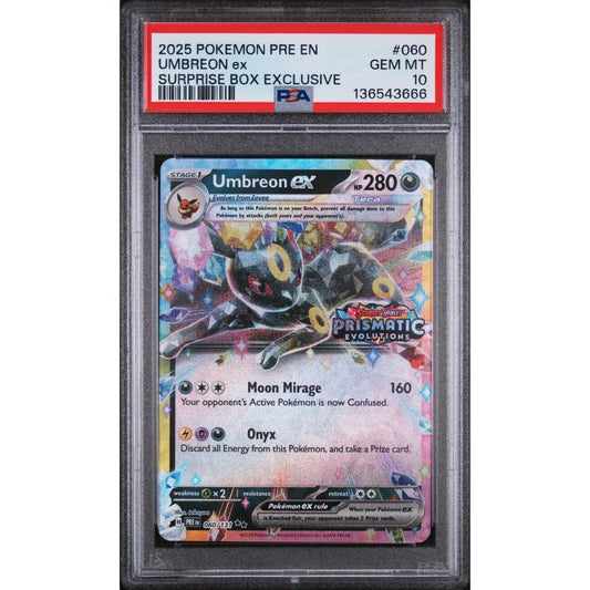 SURPRISE BOX EXCLUSIVE - Umbreon ex #060 PSA 10