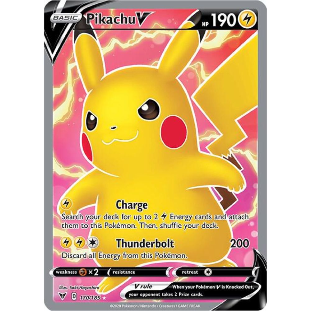 Pikachu V 170/185 (SWSH04)