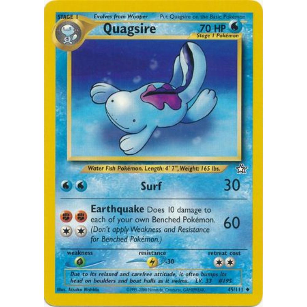 Quagsire 045/111 (N1) Unlimited