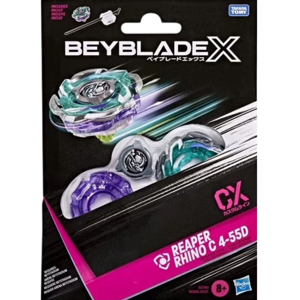 HASBRO Beyblade X Reaper Rhino C 4-55D CX Starter Pack Set