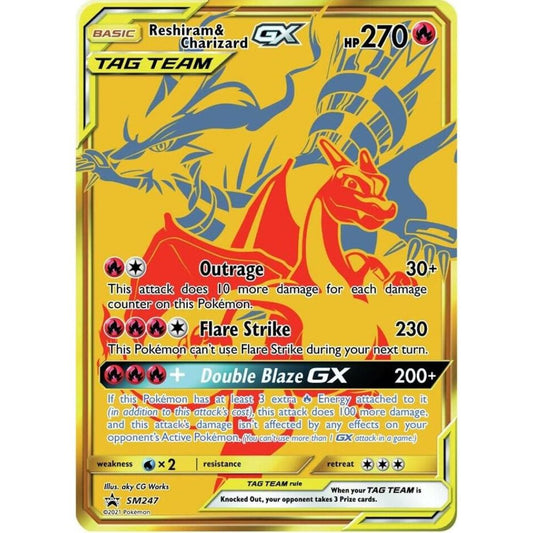 Reshiram & Charizard GX SM247 (PR)