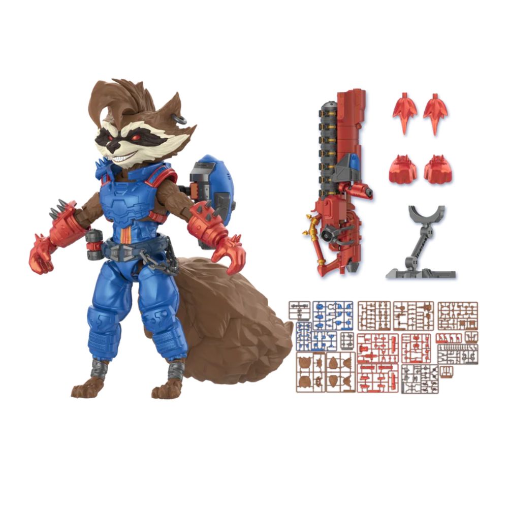 Marvel Rivals Champion Class 08 Rocket Raccoon Model Kits | Blokees