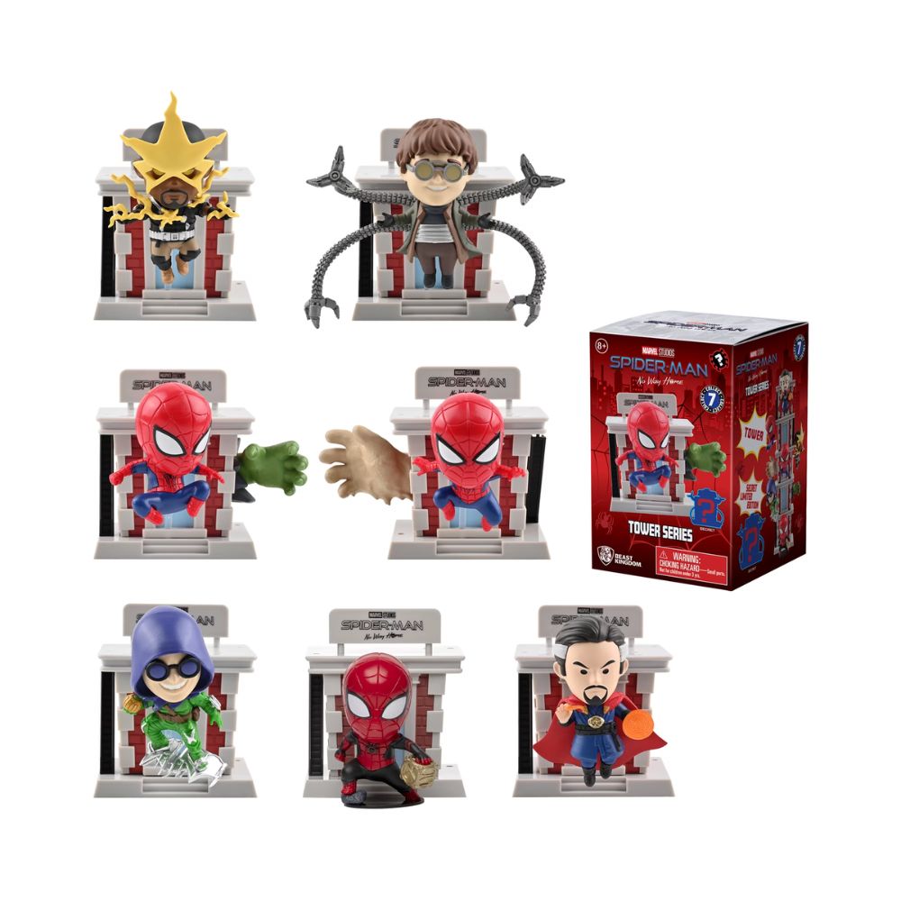 YuMe Spider-Man Tower Series 2 Hero Box Blind Box [One Random Figure]