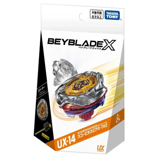 Takara Tomy Beyblade X UX-14 ScorpioSpear 0-70Z Starter