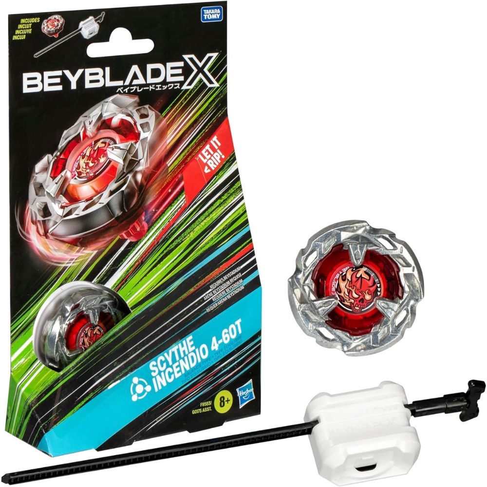 Beyblade X Scythe Incendio 4-60T Starter Pack Set