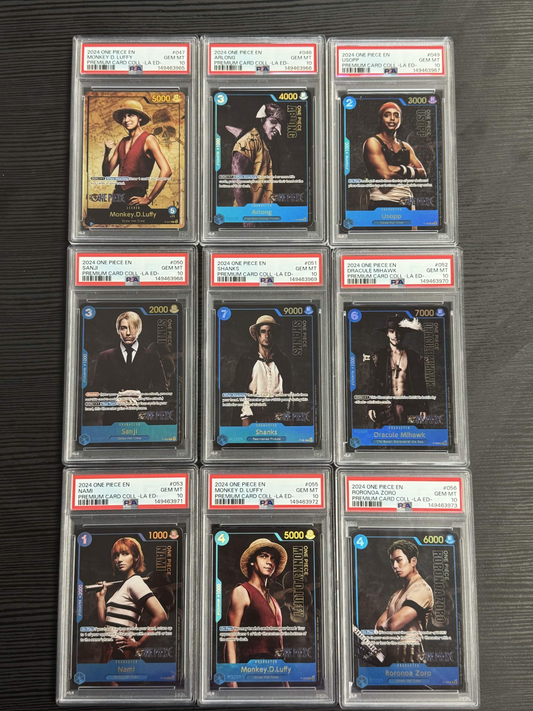 [SOLD AS SET ONLY] Sequential PSA 10 2024 One Piece Premium Card Collection: Live Action