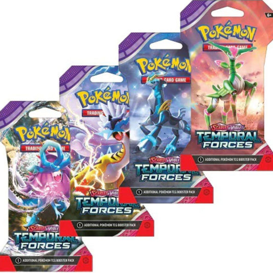 Pokémon TCG: Scarlet & Violet-Temporal Forces Sleeved Booster Pack (10 Cards)