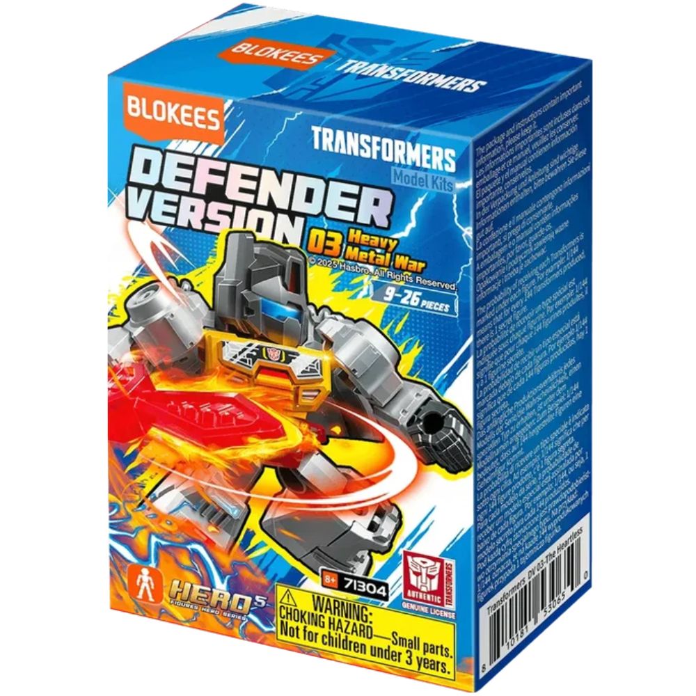 Blokees Transformers Defender Version 03 Heavy Metal War