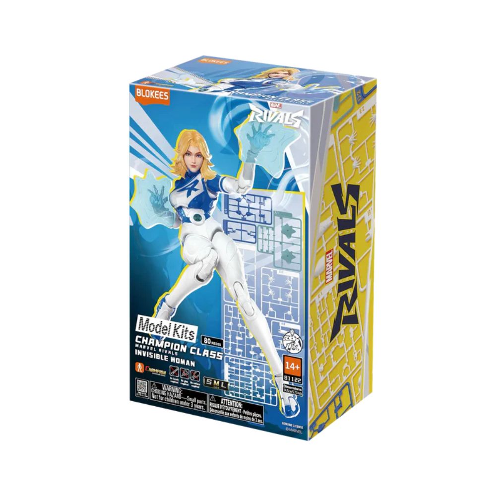 MARVEL RIVALS™ CHAMPION CLASS 11 INVISIBLE WOMAN™ MODEL KITS | BLOKEES
