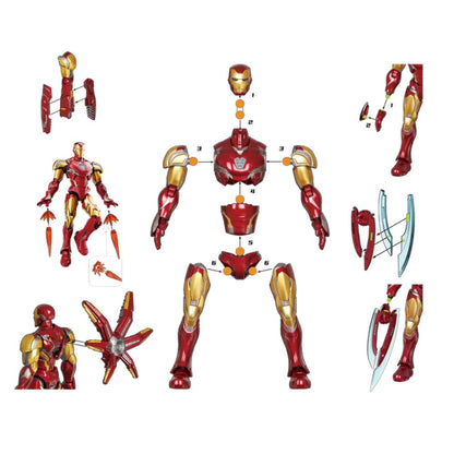 Marvel Blokees: 5.3-inch Champion Class Model Kit- CC01 Infinity SAGA Iron Man