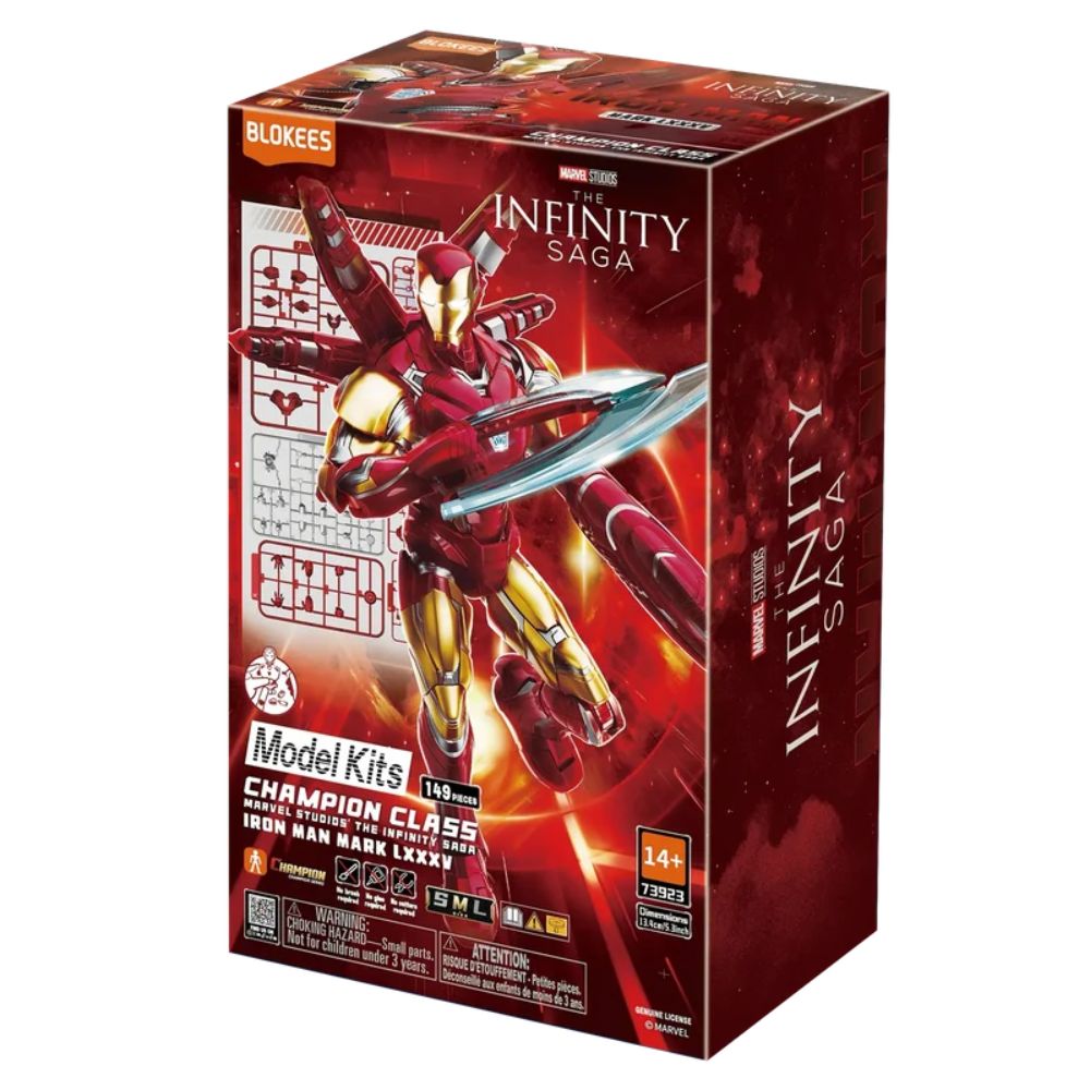Marvel Blokees: 5.3-inch Champion Class Model Kit- CC01 Infinity SAGA Iron Man