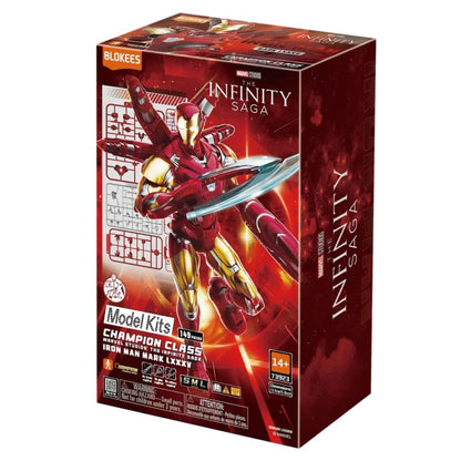 Marvel Blokees: 5.3-inch Champion Class Model Kit- CC01 Infinity SAGA Iron Man