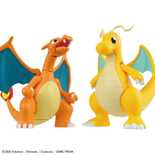Pokémon PLAMO COLLECTION 43 Charizard & Dragonite Model Kit