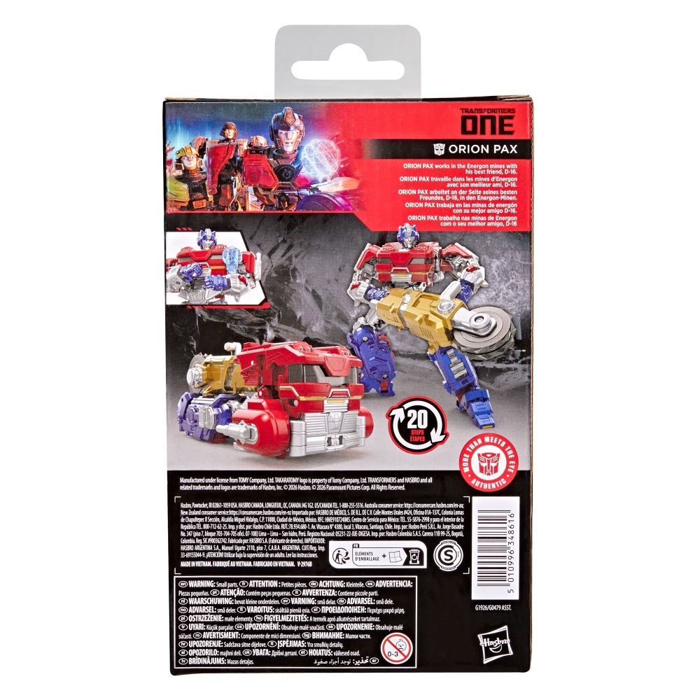 Transformers Toys Studio Series Transformers One Orion Pax 5" Action Figure