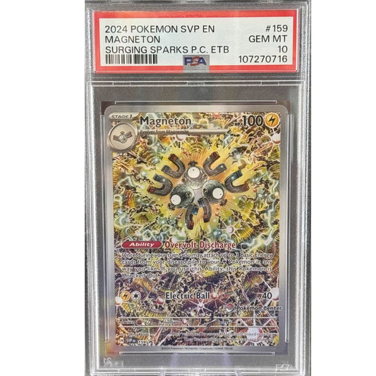 SURGING SPARKS P.C. ETB - Magneton 159 PSA 10