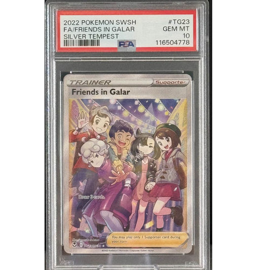 SILVER TEMPEST - Friends in Galar TG23/TG30 PSA 10
